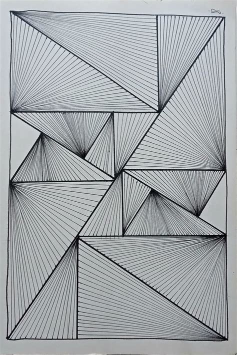 abstract drawing  lines  shapes