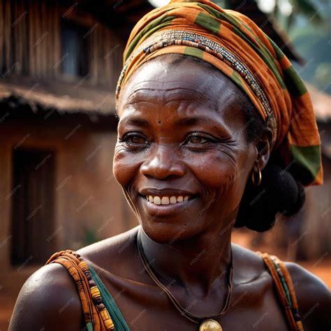 Premium Photo | Congo woman from Congo typical national citizen