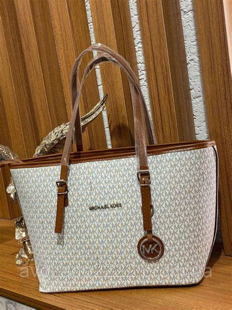 Купить Сумка женская бежевая Michael Kors Шопер Сумка большая Майкл ...