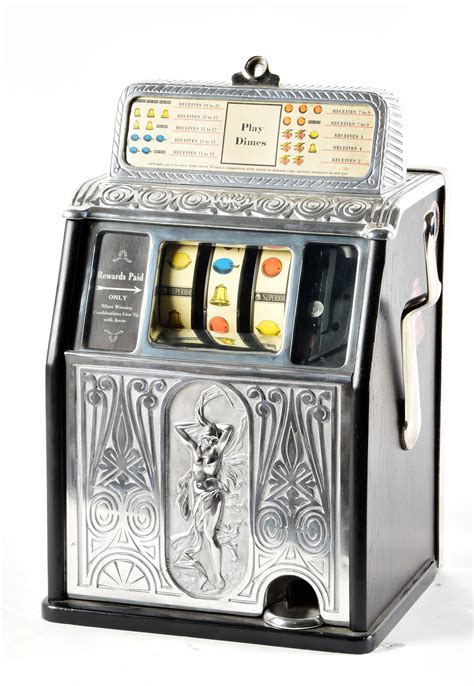 Lot Detail - 10¢ CAILLE NAKED LADY SUPERIOR SLOT MACHINE.