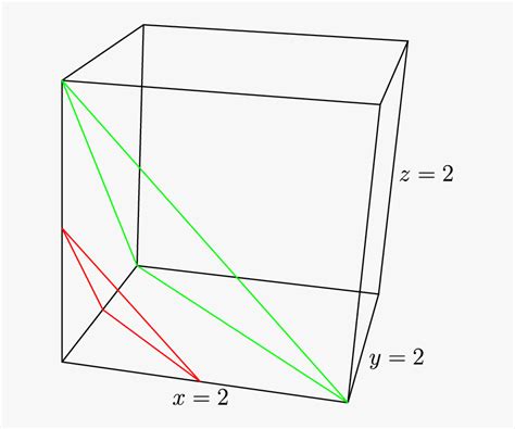 [asy] Import Three - Equilateral Triangle In Cube, HD Png Download