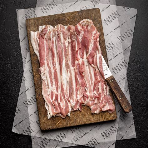 dry cured streaky bacon pasture butchers