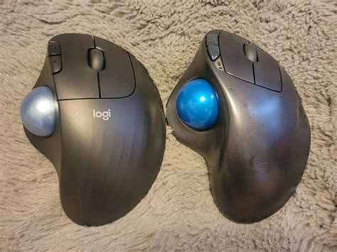 logitech m575 trackball, new (bought today) vs the one ive had for a ...