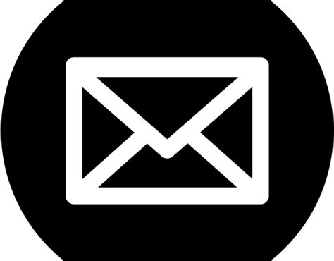 black email icon png  vectorifiedcom collection  black email