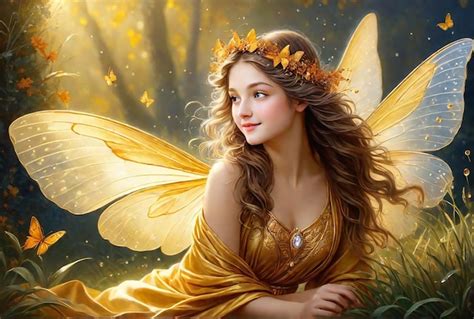 Premium AI Image | fantasy fairy woman