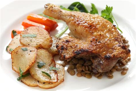 Duck Confit - Left Bank Brasserie - French Restaurant in CA