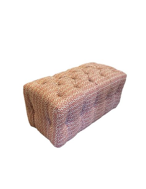 Tufted Ottoman | David W. Gilbert and Associates