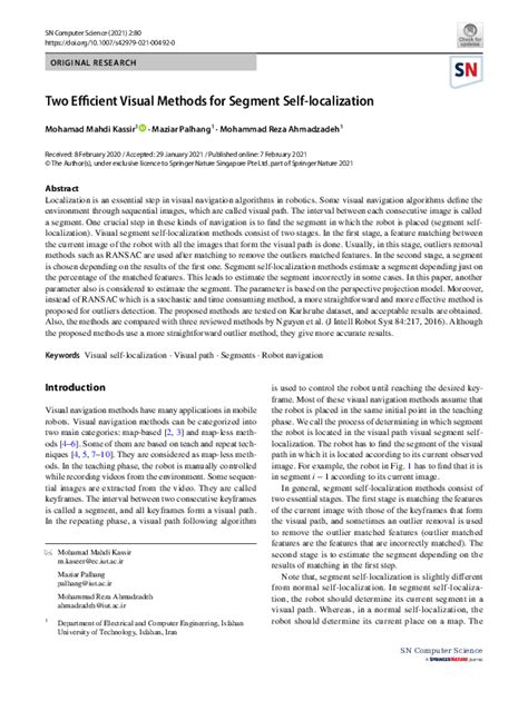 efficient visual methods  segment  localization