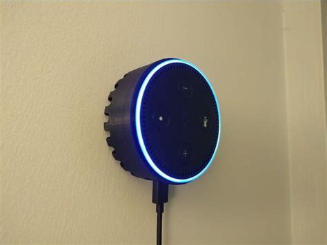 amazon echo dot wall mount  profile  robotguy echo dot