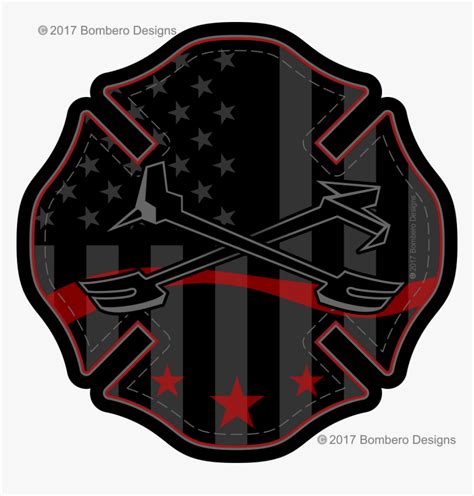 Firefighter Maltese Cross Tattoos, HD Png Download - kindpng