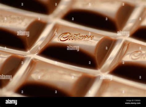 Milk Chocolate Bar - Cadbury Stockfotografie - Alamy