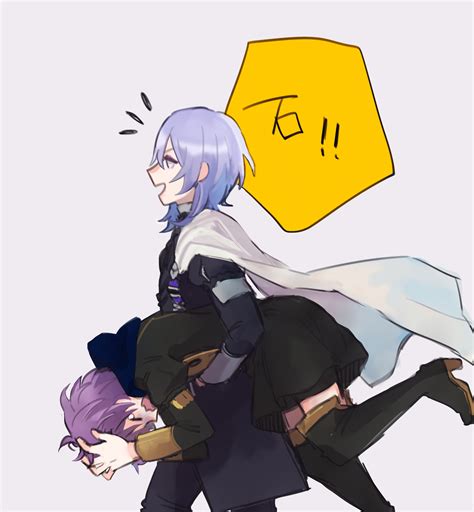 bernadetta von varley and yuri leclerc (fire emblem and 1 more) drawn