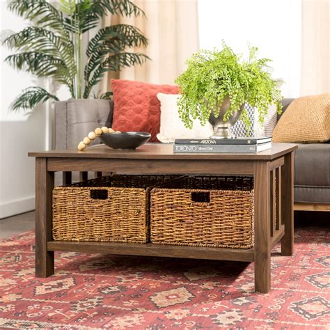 Wicker Coffee Tables With Storage: Add A Rustic Touch To Your Home