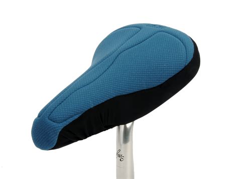 Padded Bike Saddle Cover - Blue & Black (Men)