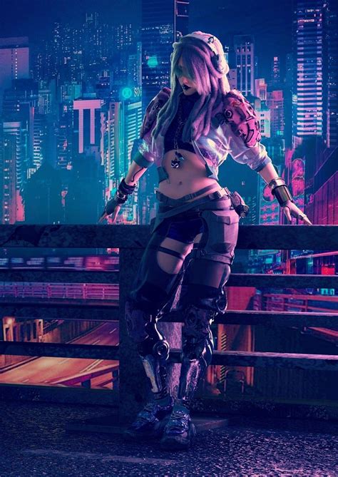 Cyberpunk Girl Wallpapers - Top Free Cyberpunk Girl Backgrounds ...