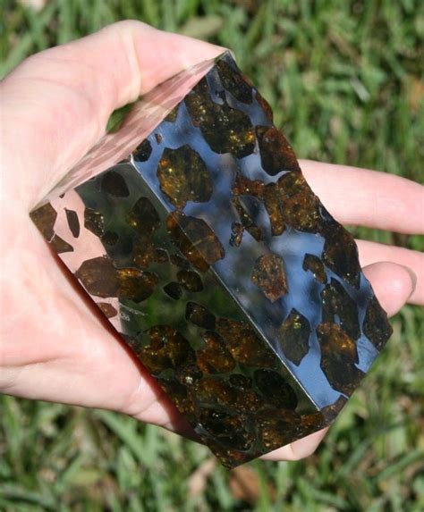 machine cut meteorite rpics