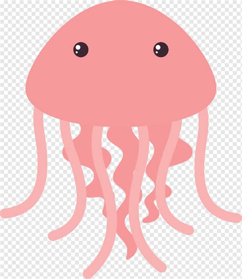 Pink jellyfish, png | PNGWing
