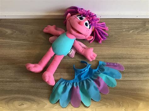 Sesame Street Abby Cadabby Plush Fairy Doll Stuffed Toy Hasbro - Etsy