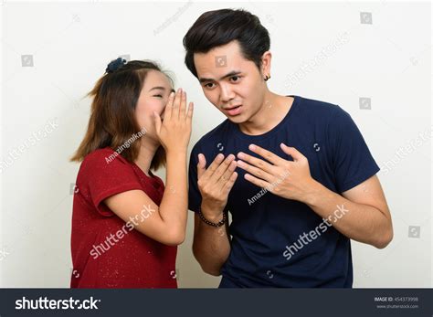 Teenage Girl Whisper Secret Gossip Stock Photo 454373998 | Shutterstock