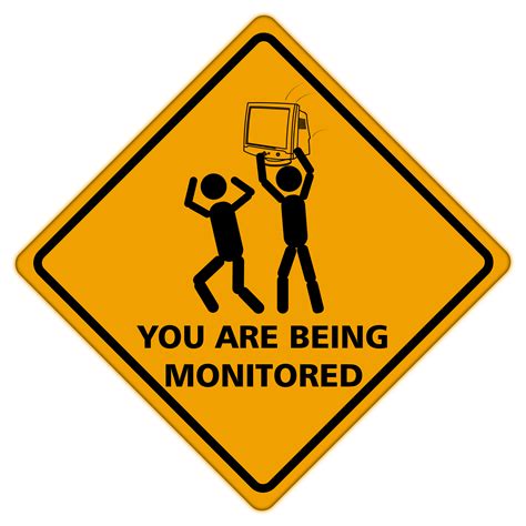 Clipart - You Are Being Monitored