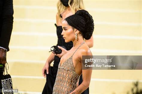 Actor Zoe Kravitz attends the 2021 Met Gala Celebrating In America: A