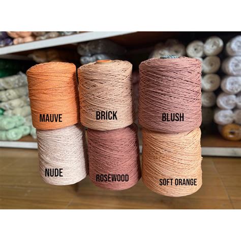 jual benang macrame rajut mm shopee indonesia