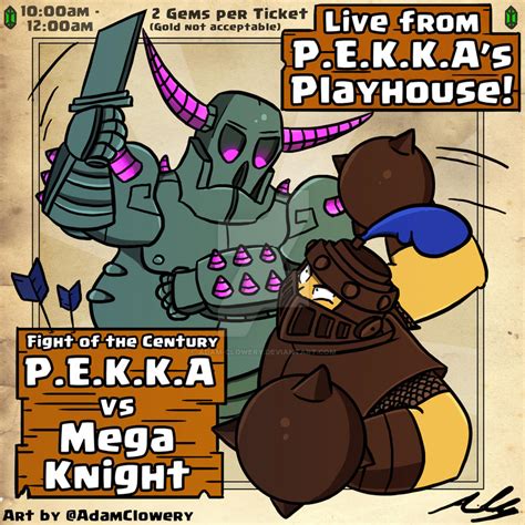 P.E.K.K.A vs Mega Knight by Adam-Clowery on DeviantArt