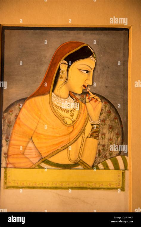 century kangra school indian miniature painting mughal moghul