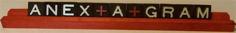 Anex-A-Gram - an early Scrabble game.