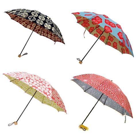 伊砂文様 晴雨兼用 折り畳み傘 日本製 和柄 傘 女性用 伝統 雨傘 日傘 折りたたみ かさ レディース 総柄 日本橋 小宮商店 ...