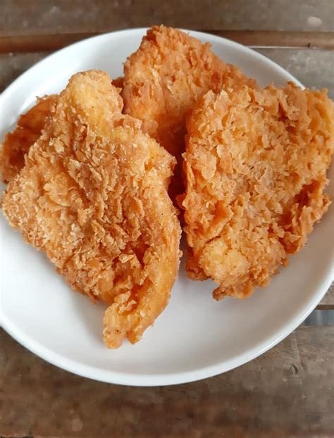 resepi ayam celup tepung telur dadar goreng tepung rangup macam ayam