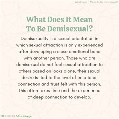 What Does It Mean to Be Demisexual?