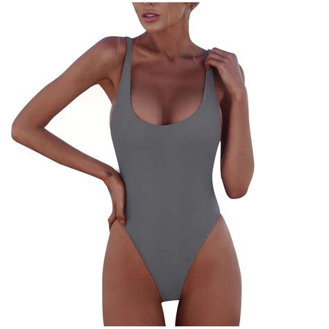 Tummy Swimwear Strapless One Piece Swimsuit Ruched Bathing Suits for
