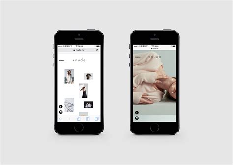 #nude website :: Behance