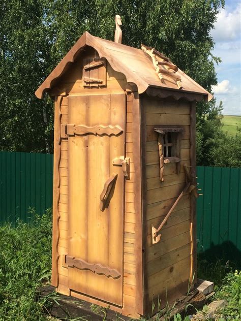 Дачные туалеты из дерева (72 фото) » НА ДАЧЕ ФОТО