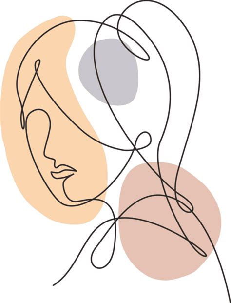 Abstract Woman Line Art PNGs for Free Download