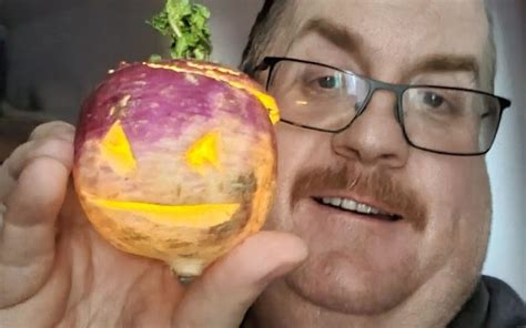 authentic turnip jack olantern  halloween spooky isles