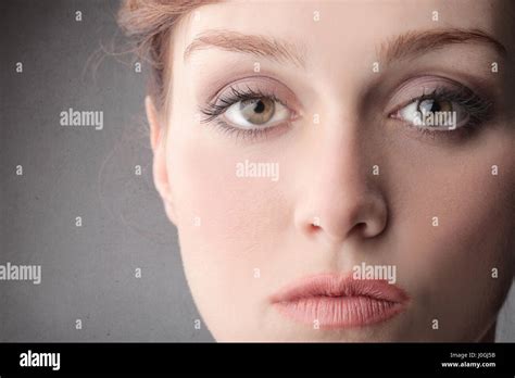 Pretty woman's portrait Stock Photo - Alamy