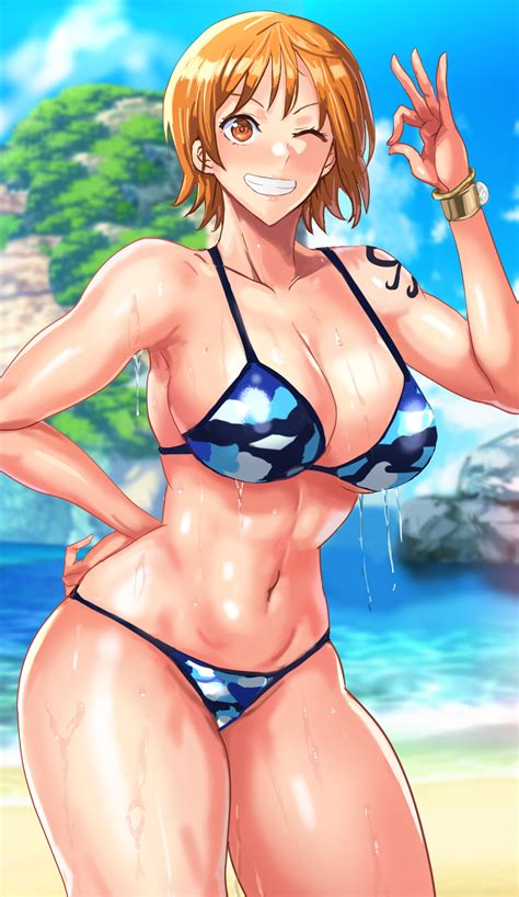 nami (one piece) drawn by daraz | Danbooru
