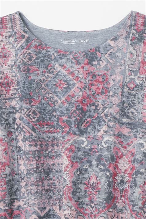 Sienna Dreams Burnout Tee - Coldwater Creek