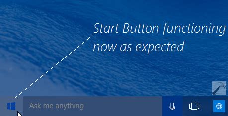 ปุ่ม Start Windows 10 กดไม่ได้ Start menu ไม่ทำงาน ปัญหาแก้ได้ใน 5 ...