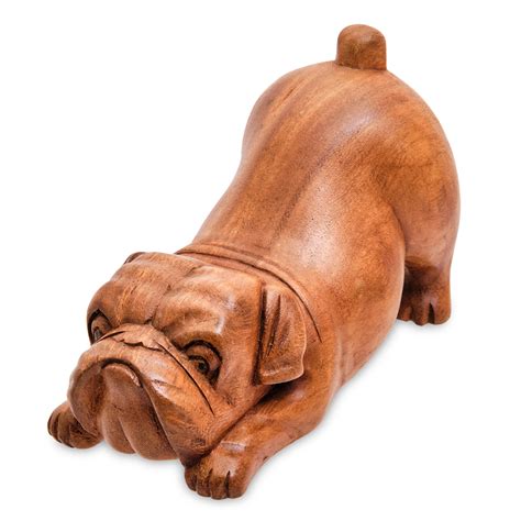 Статуэтка деревянная в виде собаки Puppy по цене 11 400 руб. купить в ...