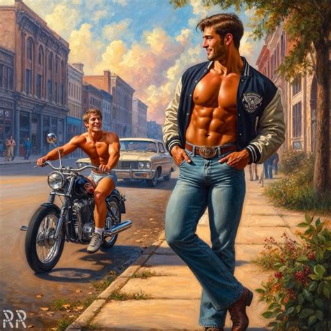 Image tagged with ai art, male art, true romance – @remixingreality on
