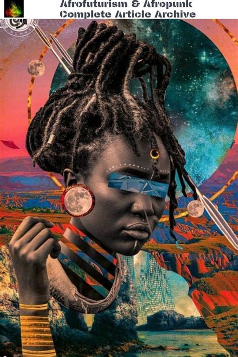 Afrofuturism Afropunk Cyberpunk Black Science Fiction Sci-Fi aesthetic ...