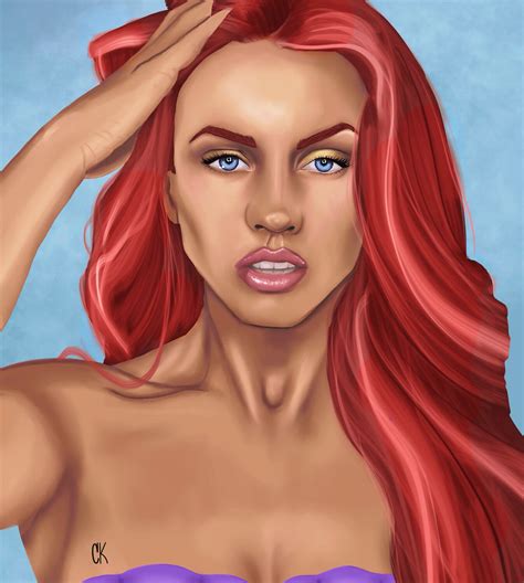 ArtStation - Kristy Lee as Ariel Portrait