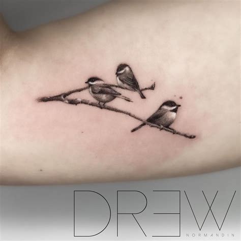 chickadee tattoo ideas  birds tattoo ideas