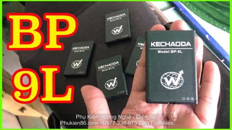 Bán pin BP-9L ( BP 9L ) Kechaoda zin chính hãng , có ship COD toàn quốc ...