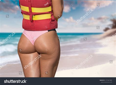 Young Sporty Muscular Woman Ass Bikini Stock Photo (Edit Now) 1271661982