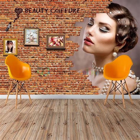 Custom Design Ladies Hair Salon Wallpaper