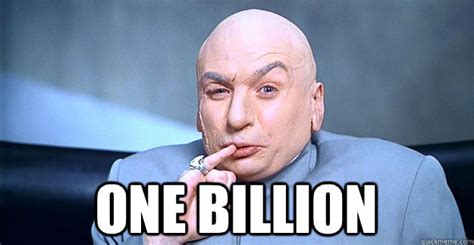 ONE MILLION DOLLARS - Dr. Evil - quickmeme